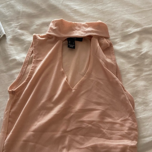 Blush pink mesh bodysuit - Picture 2 of 3